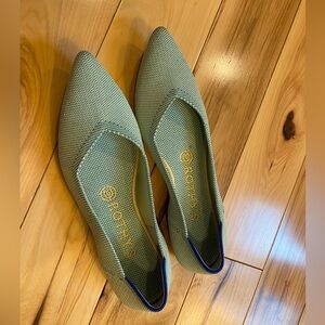 Rothy's Mint Green The Point Flat 7.5